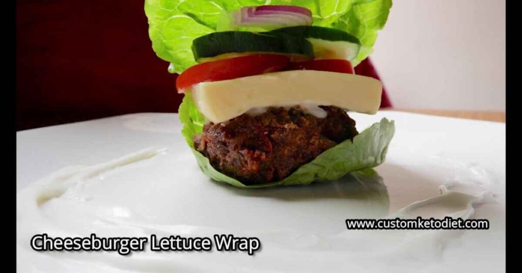 Cheeseburger Lettuce Wrap