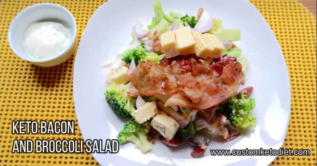Keto Bacon And Broccoli Salad