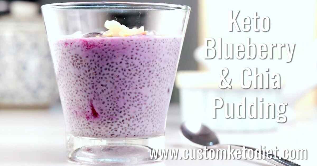 Keto Blueberry Pudding
