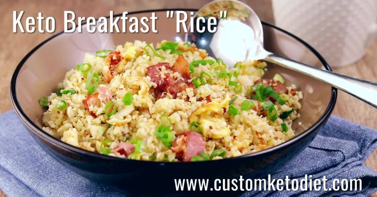 Keto Breakfast Rice