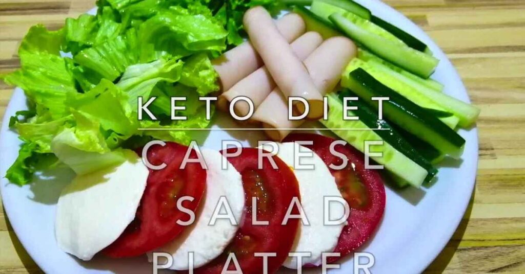 Keto Caprese Salad Platter