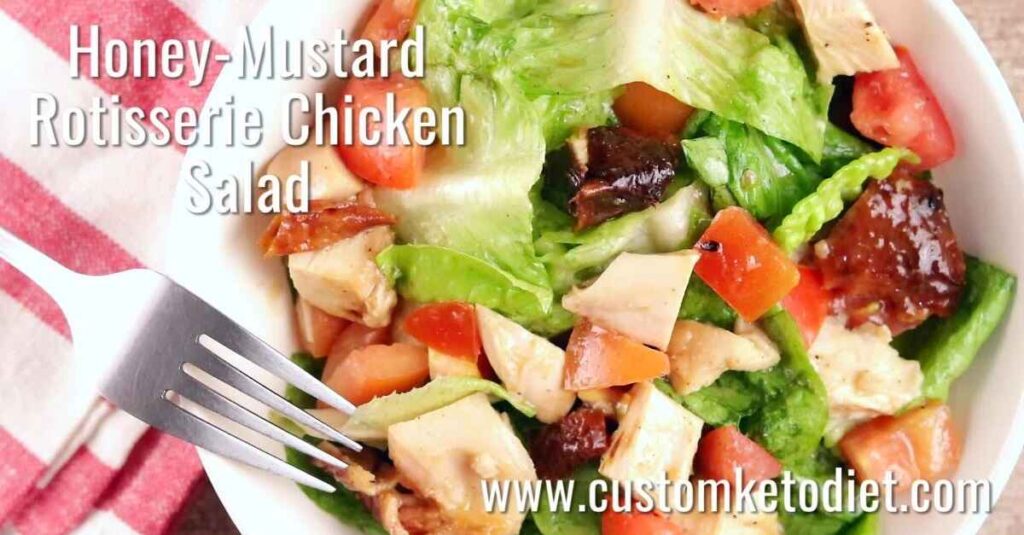 Keto Honey-Mustard Rotisserie Chicken Salad
